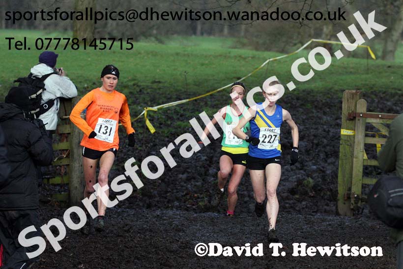 Senior womens Northern Cross Country Champs., Witton Park, Blackburn. Photo: David T. Hewitson/Sports for All Pics